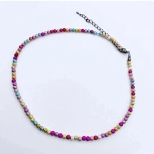Colorful Beaded Choker